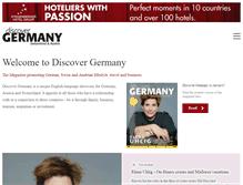 Tablet Screenshot of discovergermany.com